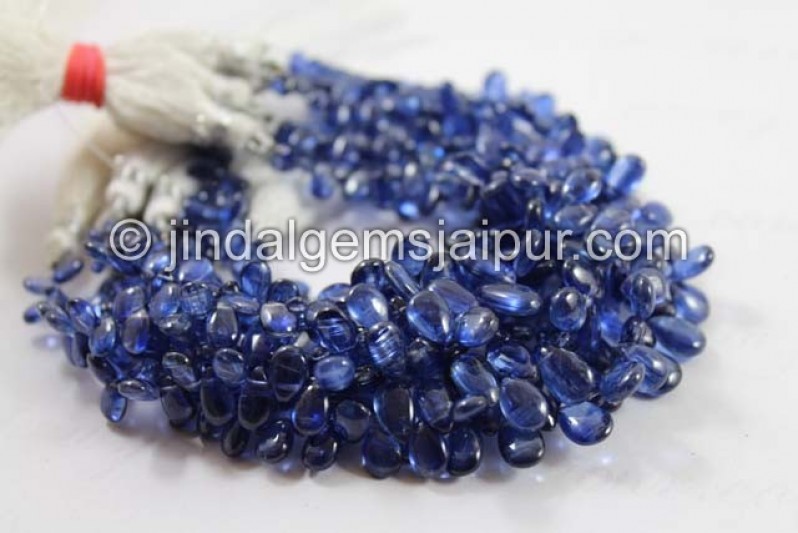 Kyanite Smooth Pear Shape Beads