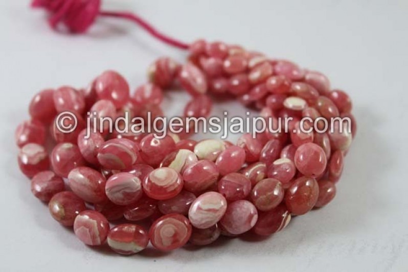 Rhodochrosite Far Smooth Oval Beads