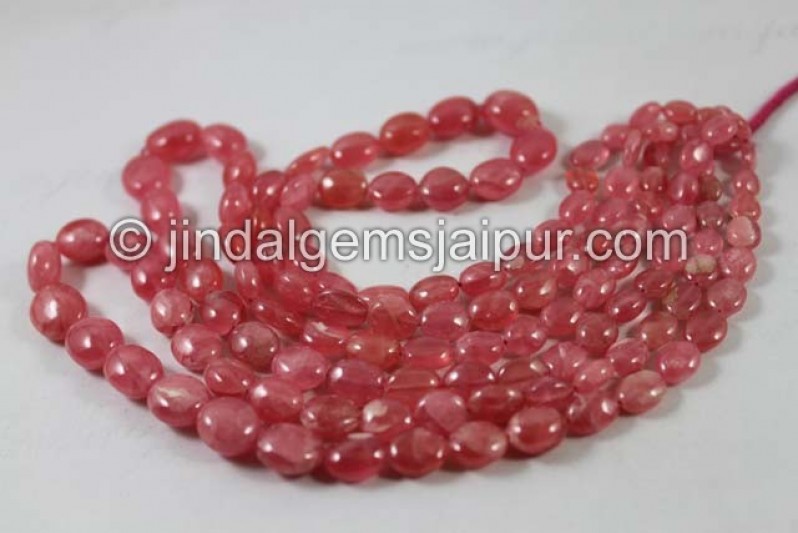 Rhodochrosite Far Smooth Oval Shape Beads