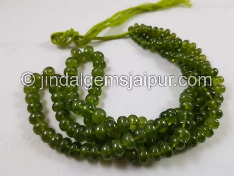 Vesuvianite Far Smooth Roundelle Beads