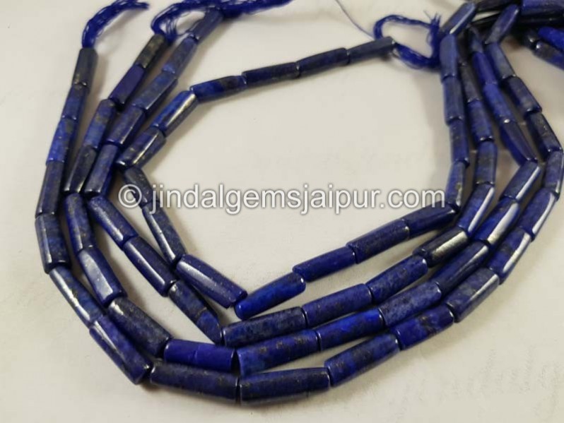 Lapis Smooth Tube Beads