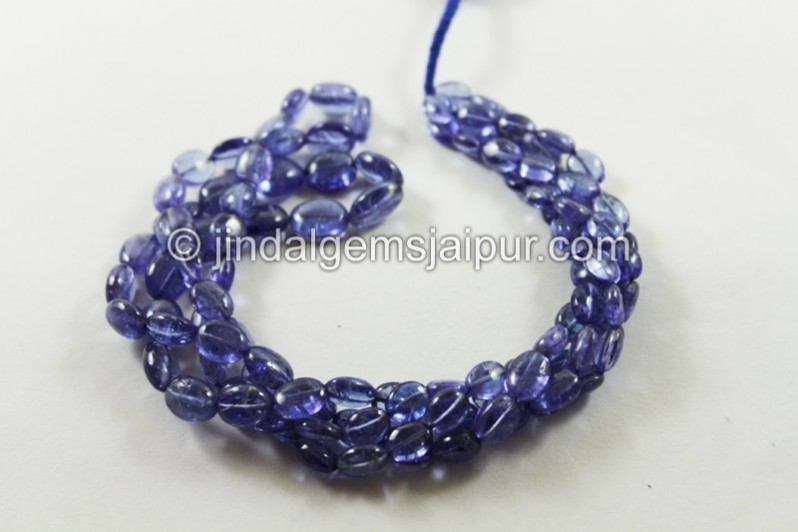 Tanzanite Smooth Oval Beads