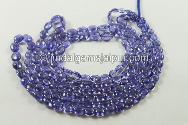 Tanzanite Smooth Oval Beads