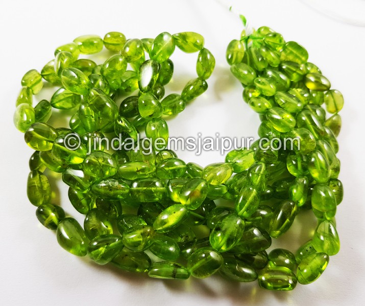 Peridot Smooth Nugget Beads