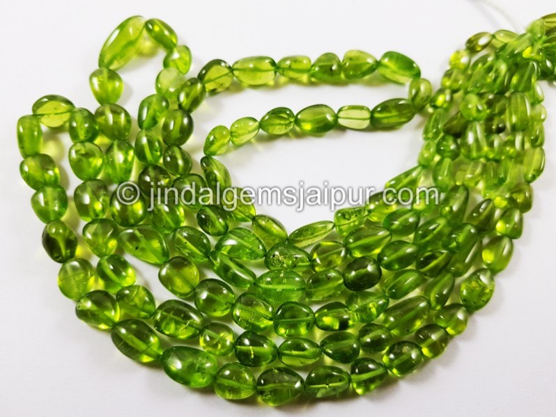 Peridot Smooth Nugget Beads