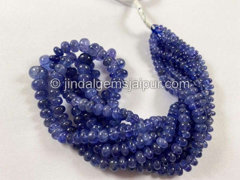 Tanzanite Far Smooth Roundelle Beads