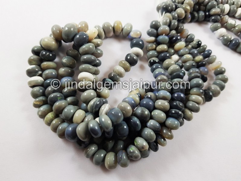 Australian Opal Far Smooth Roundelle Beads