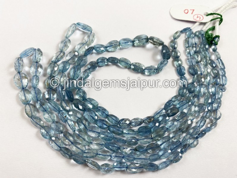 Santa Maria Aquamarine Faceted Oval Beads