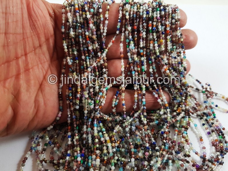 Multi Stone Micro Cut Beads