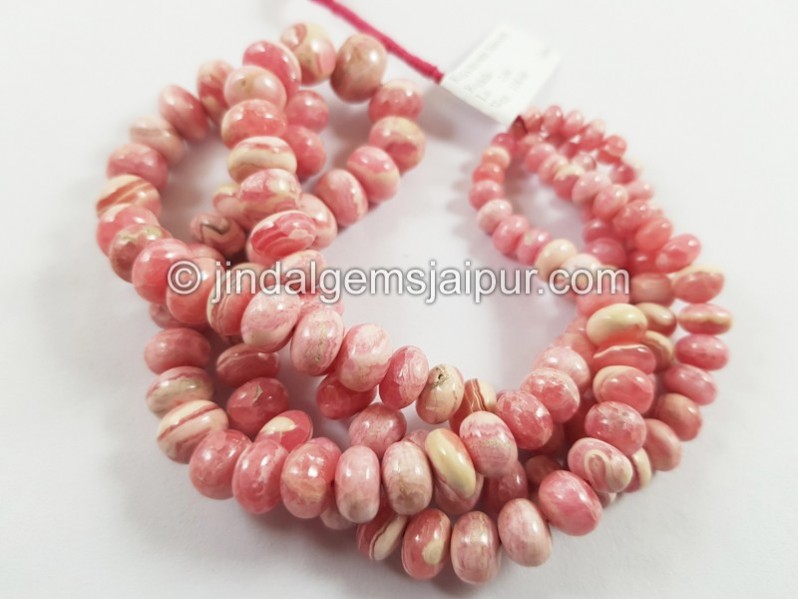 Rhodochrosite Far Smooth Roundelle Beads