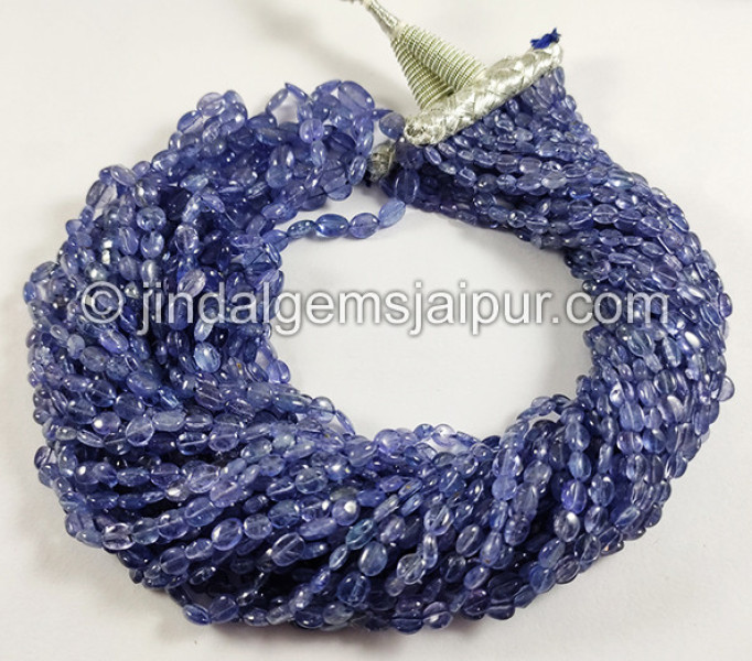 Tanzanite Smooth Oval Shape Beads