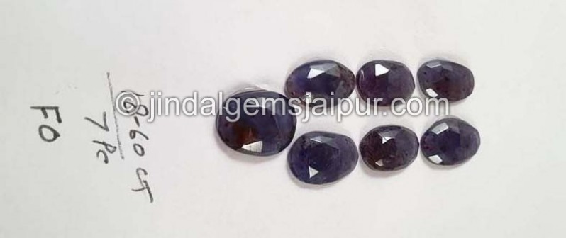 Iolite Sunstone Rose Cut Slices