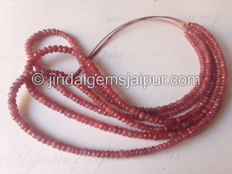 Ruby Faceted Roundelle