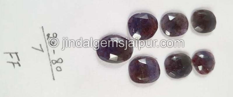 Iolite Sunstone Rose Cut Slices