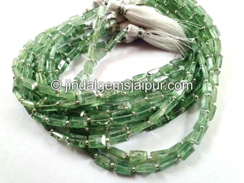 Mint Kyanite Faceted Chicklet Beads