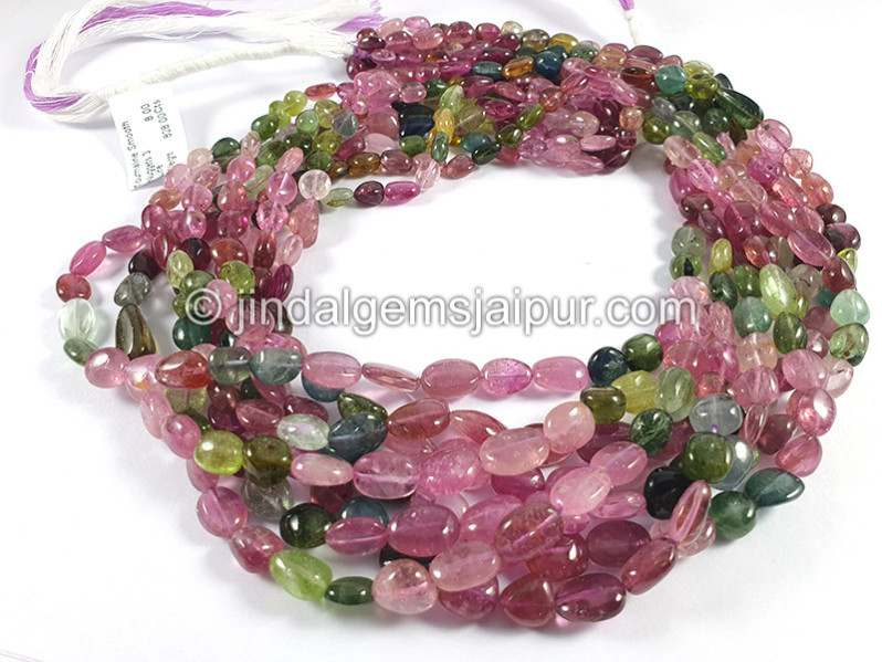 Tourmaline Smooth Nuggets Shape Beads