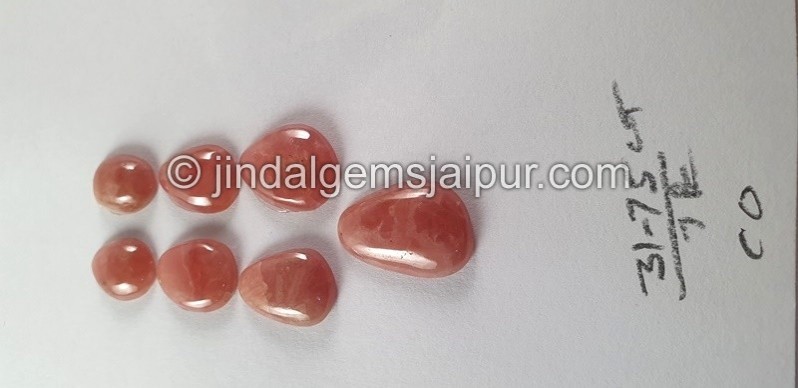 Rhodochrosite Smooth Cabs Cabochon