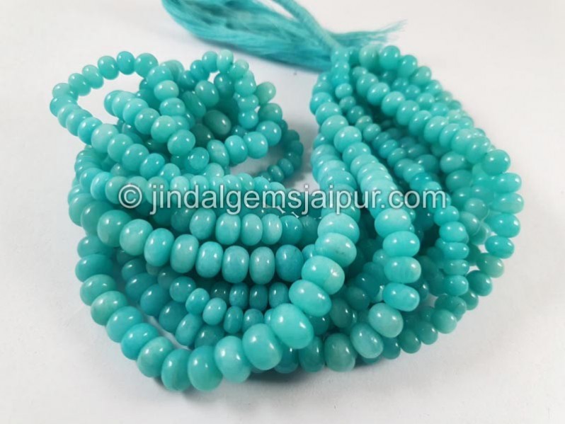 Amazonite Smooth Roundelle Big Beads