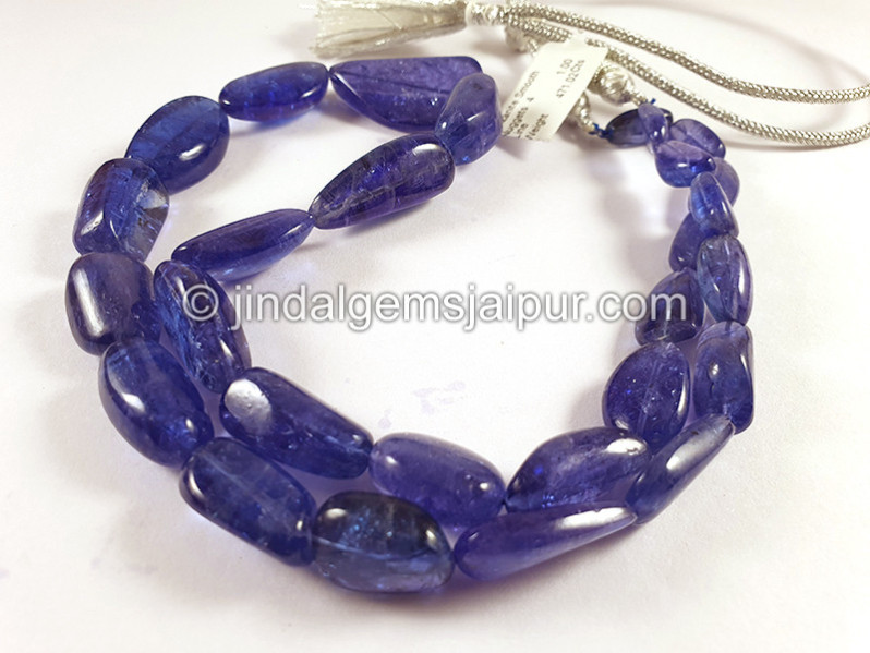 Tanzanite Smooth Nuggets Shape Beads