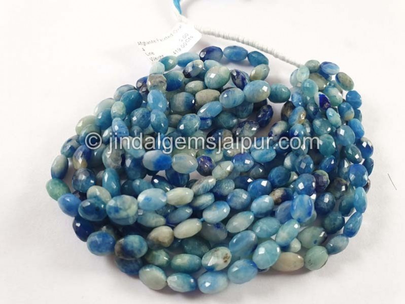 Afghanite Faceted Oval Beads