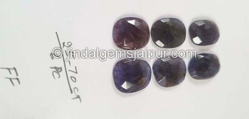 Iolite Sunstone Rose Cut Slices