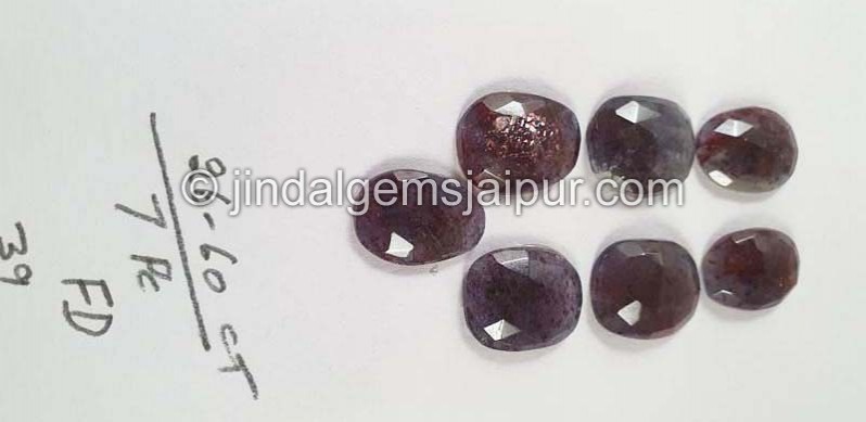 Iolite Sunstone Rose Cut Slices