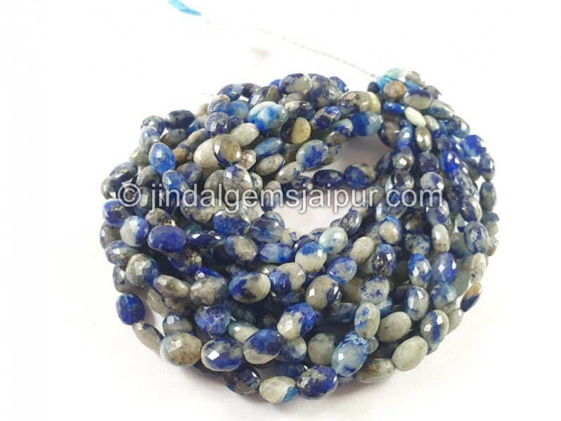 Afghanite Faceted Oval Beads