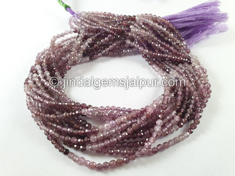 Lavender Spinel Shaded Faceted Beads