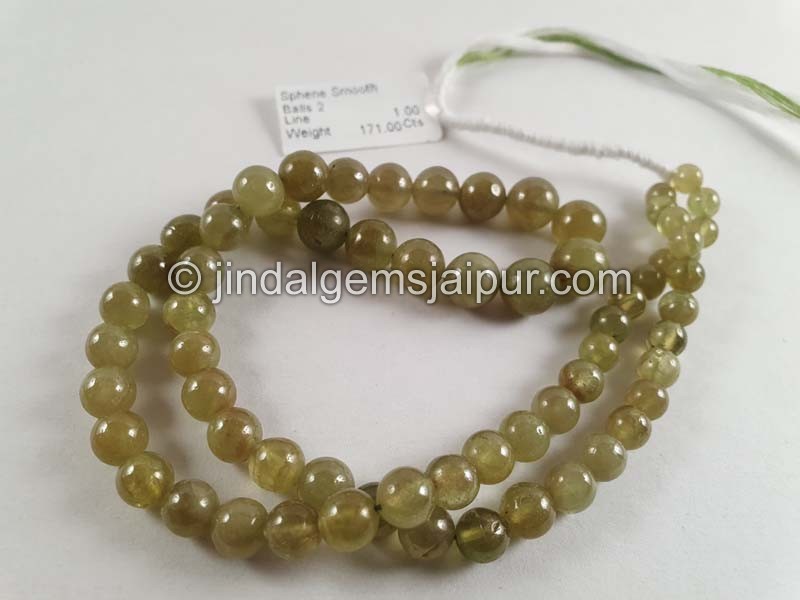 Sphene Smooth Balls Beads