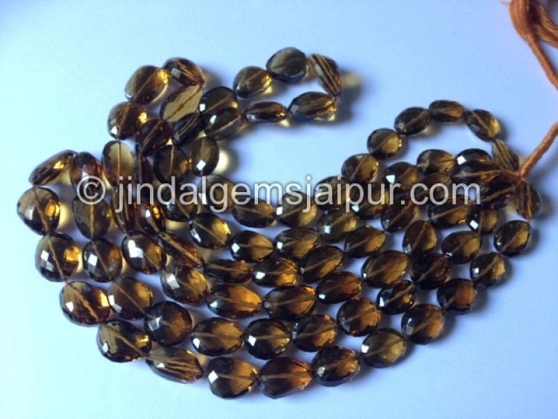 Coganac Quartz Faceted Nuggets Shape Beads