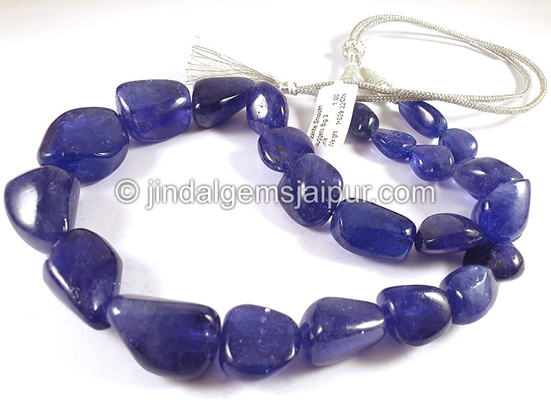 Tanzanite Smooth Nuggets Shape Beads