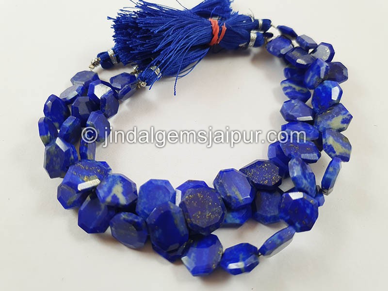 Lapis Table Cut Beads