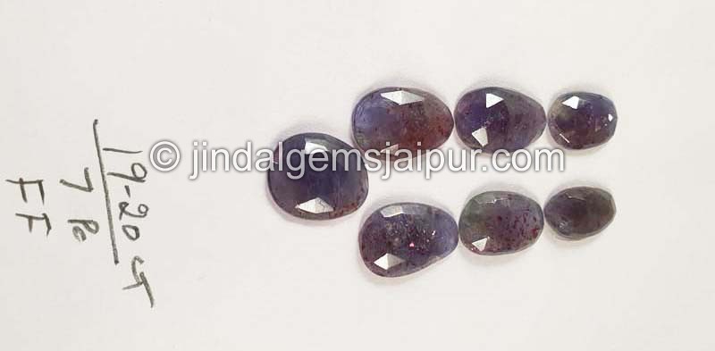 Iolite Sunstone Rose Cut Slices