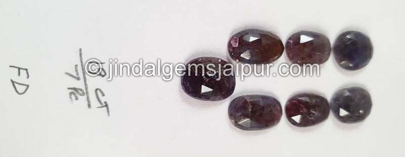 Iolite Sunstone Rose Cut Slices