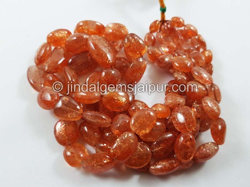 Sunstone Far Smooth Nugget Beads