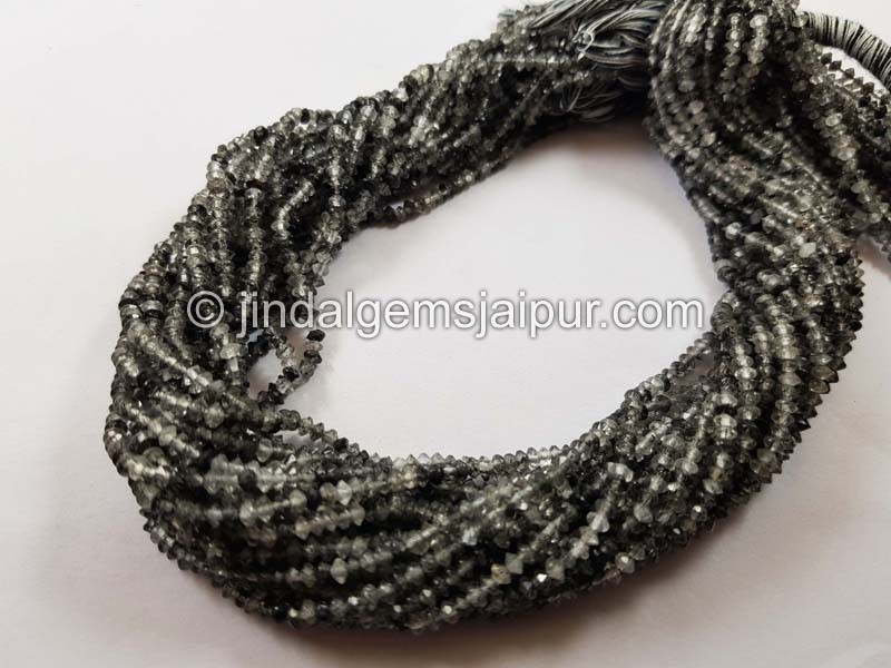 Black Rutail micro german cut beads