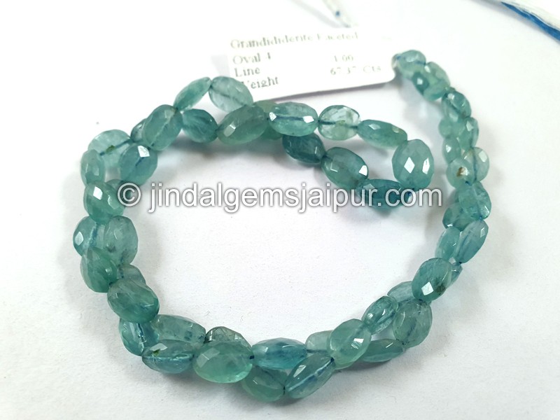 Paraiba Light Grandidierite Faceted Oval Beads