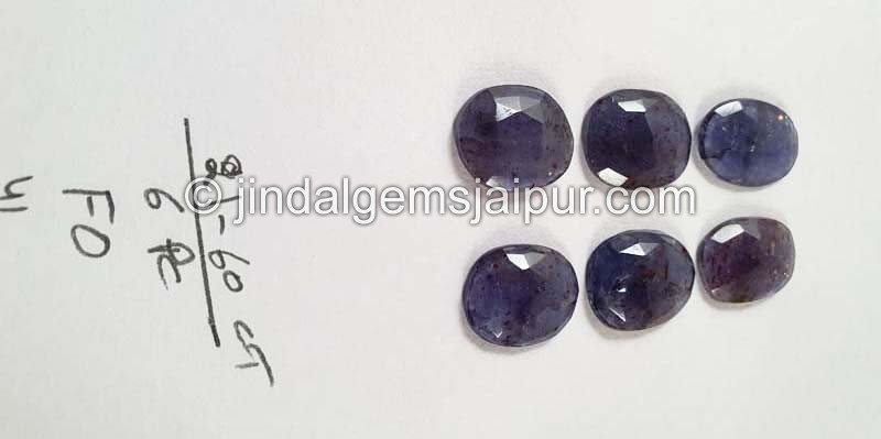 Iolite Sunstone Rose Cut Slices