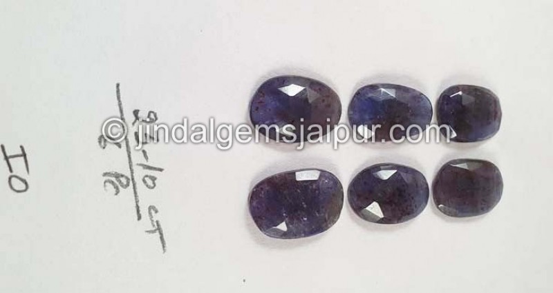 Iolite Sunstone Rose Cut Slices