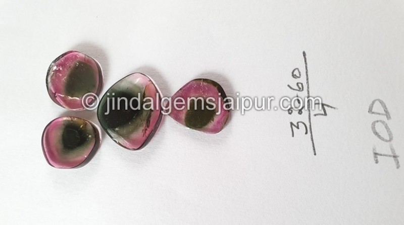 Watermelon Tourmaline Smooth Slices