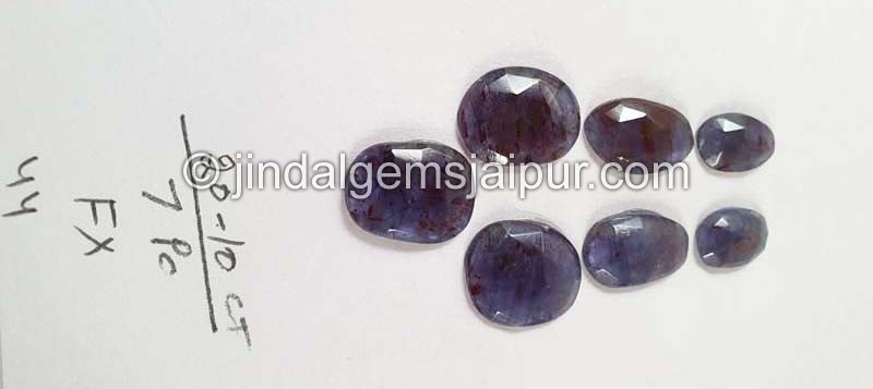 Iolite Sunstone Rose Cut Slices