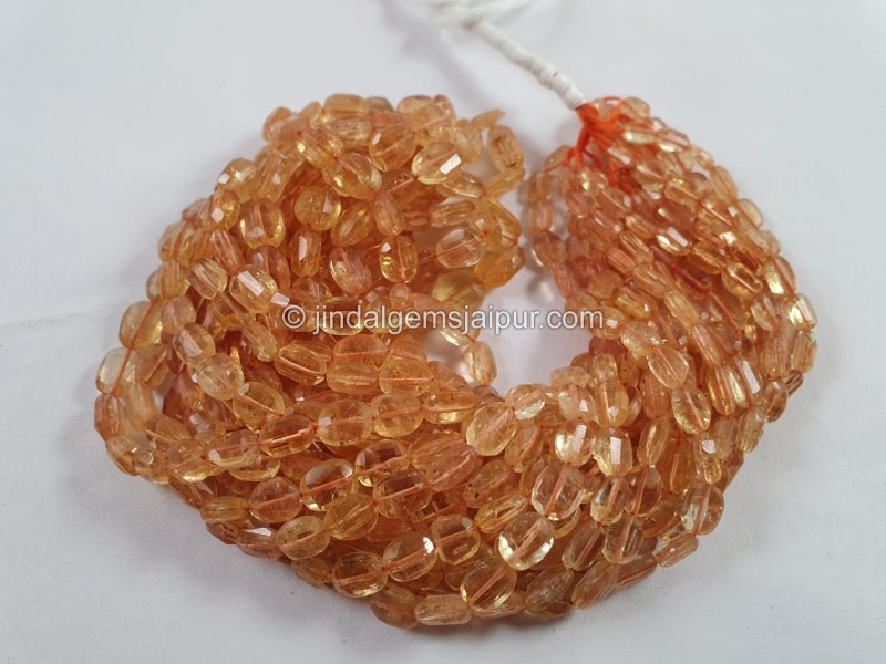 Imperial Topaz Faceted Nugget Beads