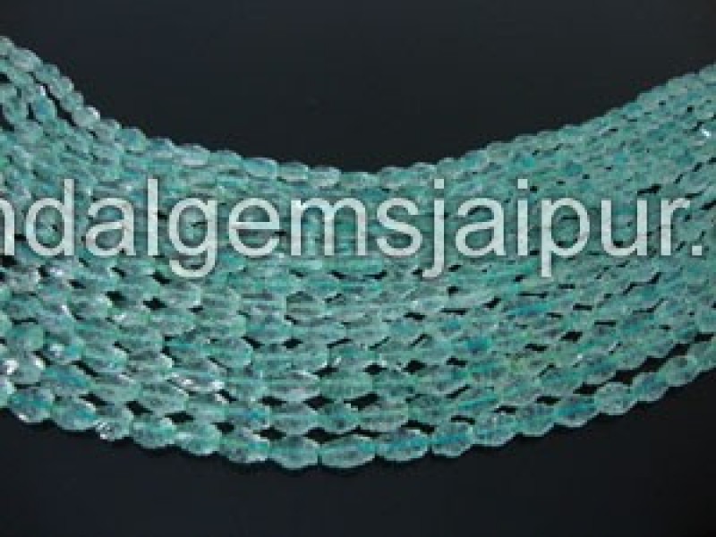 Crystal Dyed BT Cut Carved Oval Shape Beads