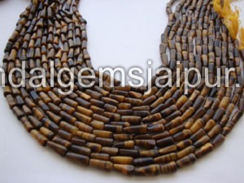 Tiger Eye Plain Drops Shape Beads