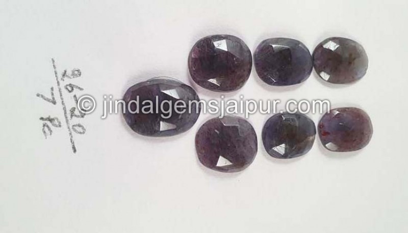 Iolite Sunstone Rose Cut Slices