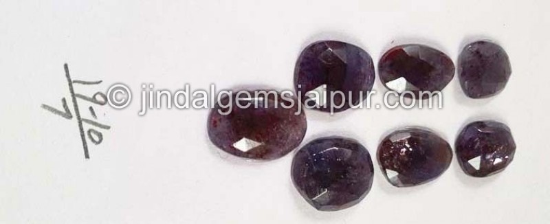 Iolite Sunstone Rose Cut Slices