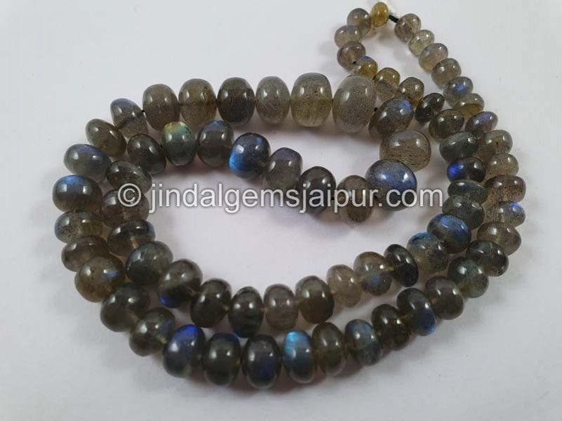 Labradorite Far Smooth Roundelle Beads