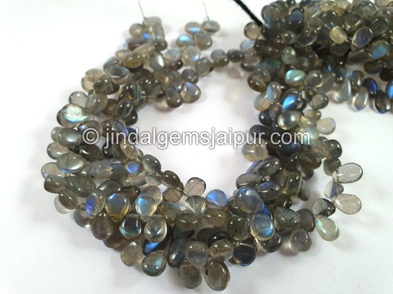 Labradorite Smooth Pear Beads