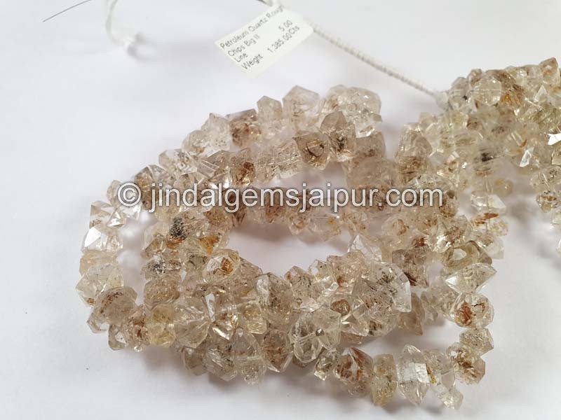 Petroleum Quartz Rough Chips Beads