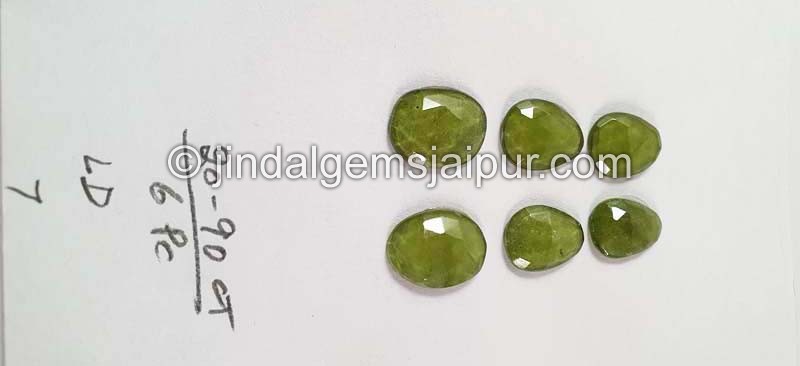 Vesuvianite Rose Cut Slices